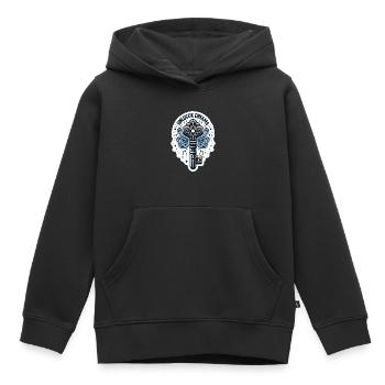 Déverrouiller les rêves - Illustration clé - Sweat Premium à capuche enfant bio - noir - Devant - AI Model Kid Male (0cm)
