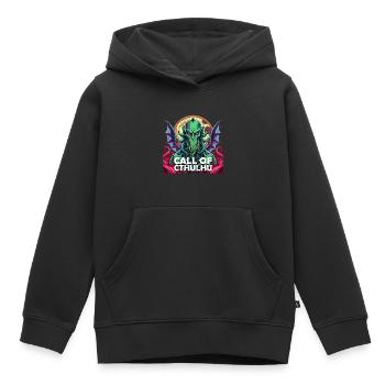 Cthulhu Lord & Savior Monster Horror T-Shirt - Kinder Premium Organic Hoodie - Schwarz - Vorne - AI Model Kid Male (0cm)