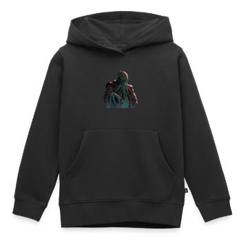 Cthulhu Lord and Savior Monster Horror T-Shirt - Kinder Premium Organic Hoodie - Schwarz - Vorne - AI Model Kid Male (0cm)