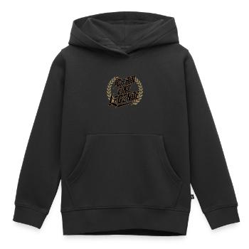 Je suis une légende - Sweat Premium à capuche enfant bio - noir - Devant - AI Model Kid Male (0cm)