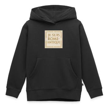 Ich bin das alte Rom - Kinder Premium Organic Hoodie - Schwarz - Vorne - AI Model Kid Male (0cm)