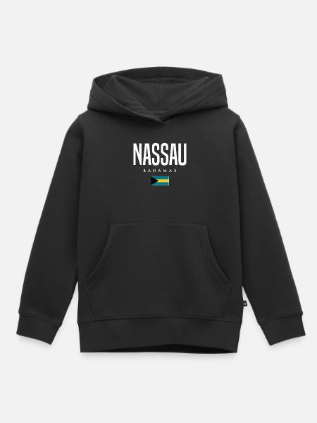 Nassau Bahamas - Kinder Premium Organic Hoodie - Schwarz