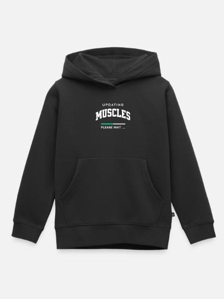 Mise à jour - Sweat Premium à capuche enfant bio - noir