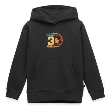 3rd Birthday 3 Years Young Kids Football - Kids Premium Organic Hoodie - black - Front - AI Model Kid Male (0cm)