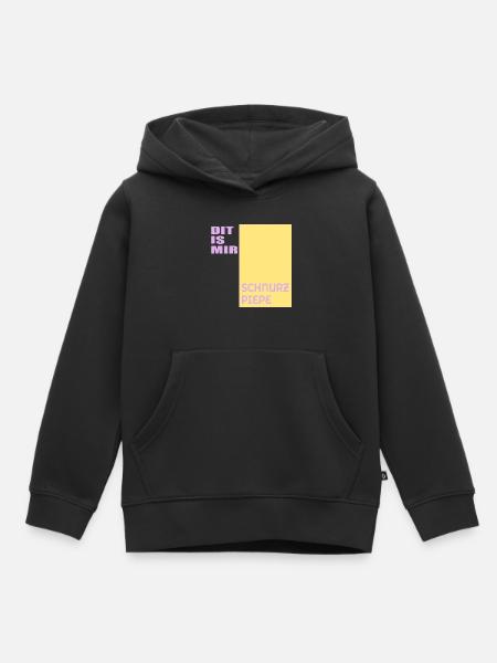 Berlinerisch Egal Berlin - Kinder Premium Organic Hoodie - Schwarz