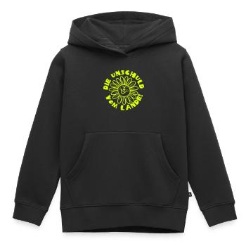 vom_lande - Kinder Premium Organic Hoodie - Schwarz - Vorne - AI Model Kid Male (0cm)