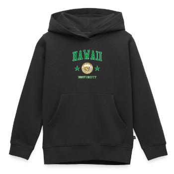 Hawaii University - Kinder Premium Organic Hoodie - Schwarz - Vorne - AI Model Kid Male (0cm)