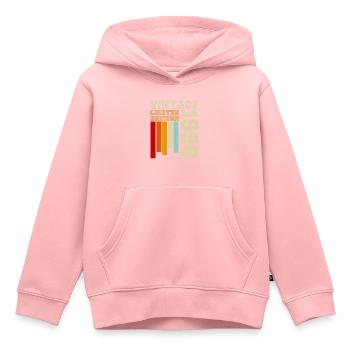 1998 - Kids Premium Organic Hoodie - rose - Front - AI Model Kid Female (0cm)
