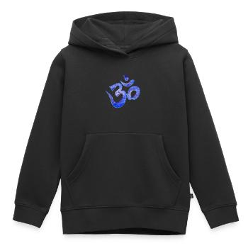Namaste Spiritual Yoga - Kids Premium Organic Hoodie - black - Front - AI Model Kid Male (0cm)