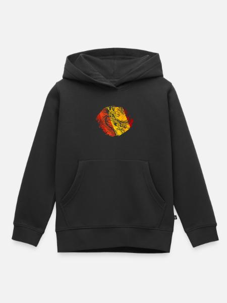 Chinesischer Drache - Kinder Premium Organic Hoodie - Schwarz