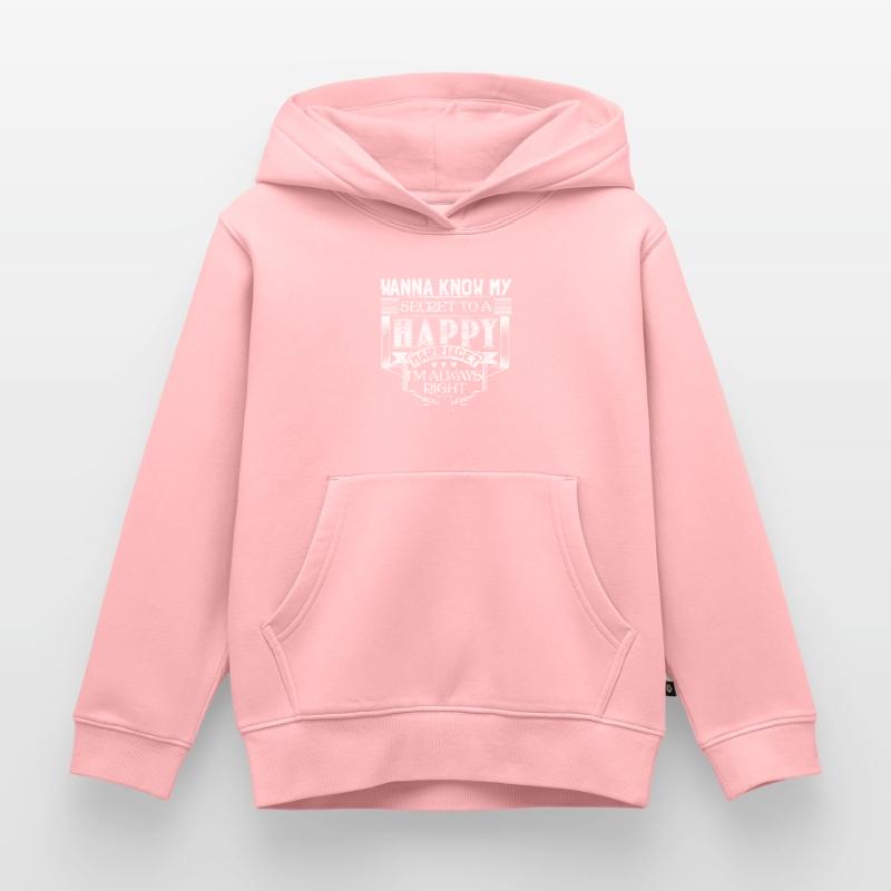 Ehe Ehefrau Ehering Geschenkidee Kinder Premium Organic Hoodie