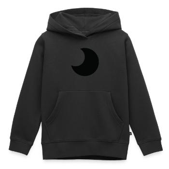 Moon Halloween - Kids Premium Organic Hoodie - black - Front - AI Model Kid Male (0cm)