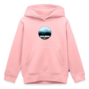 Quedlinburg Harz - Kinder Premium Organic Hoodie - Rosa - Vorne - AI Model Kid Female (0cm)