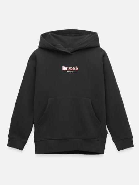 Butzbach - Kinder Premium Organic Hoodie - Schwarz