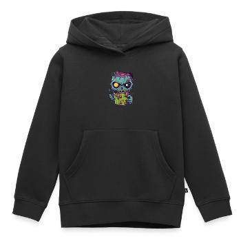 Halloween coffee mug - creepy coffee mug - Kids Premium Organic Hoodie - black - Front - AI Model Kid Male (0cm)