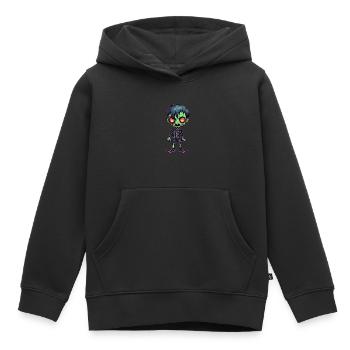 Halloween Zombie Junge - Kawaii süß Monster Horror - Kinder Premium Organic Hoodie - Schwarz - Vorne - AI Model Kid Male (0cm)