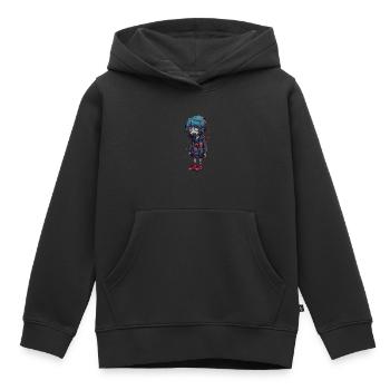 Halloween Zombie Junge - Kawaii süß Monster Horror - Kinder Premium Organic Hoodie - Schwarz - Vorne - AI Model Kid Male (0cm)