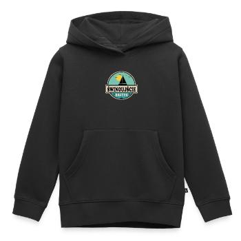 Swinemünde polnisch - Kinder Premium Organic Hoodie - Schwarz - Vorne - AI Model Kid Male (0cm)