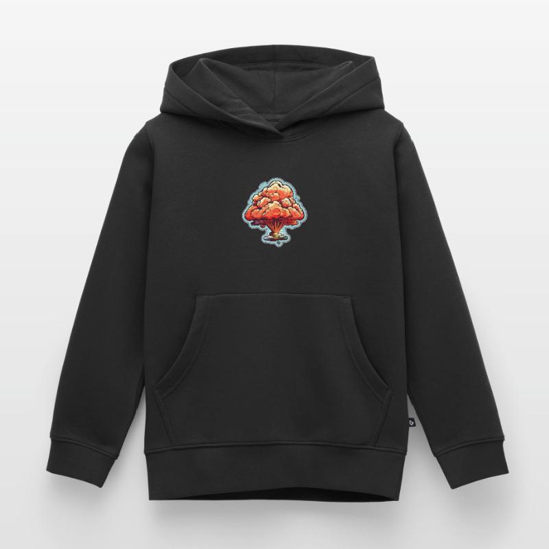 Explosion Fireworks Pyrotechnics Kids Premium Organic Hoodie