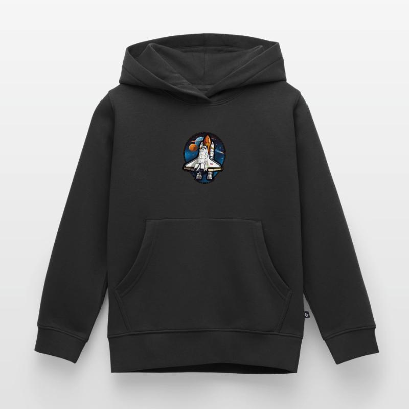 Navette spatiale spatiale Sweat Premium à capuche enfant bio