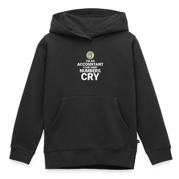 Buchhalter Buchhaltung Buchhaltung Finanzen Lustig - Kinder Premium Organic Hoodie - Schwarz - Vorne - AI Model Kid Male (0cm)