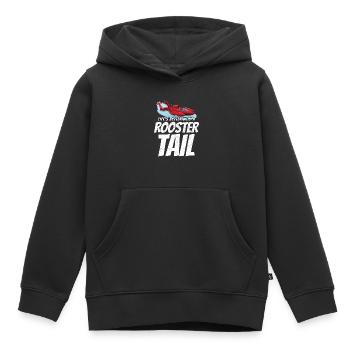 Rooster Tail Rumble : Plaisir des courses d’hydroplanes - Sweat Premium à capuche enfant bio - noir - Devant - AI Model Kid Male (0cm)