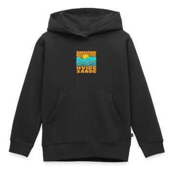 Hvide Sande Dänemark - Kinder Premium Organic Hoodie - Schwarz - Vorne - AI Model Kid Male (0cm)