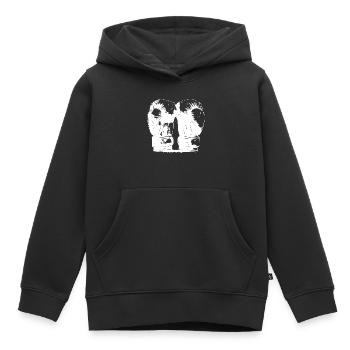 Boxhandschuhe - Kinder Premium Organic Hoodie - Schwarz - Vorne - AI Model Kid Male (0cm)