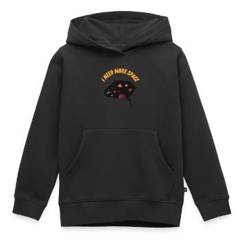 Cosmos Space Sketch for Kids - Kids Premium Organic Hoodie - black - Front - AI Model Kid Male (0cm)