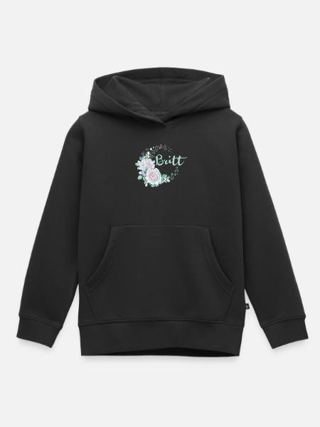 Für Britt - Kinder Premium Organic Hoodie - Schwarz