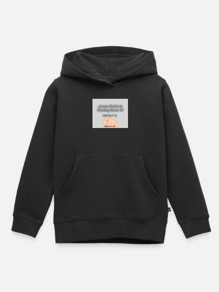 Jesus Christus kommt bald !! - Kinder Premium Organic Hoodie - Schwarz