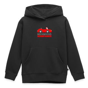 Nachwuchs Auto Rennfahrer Rennwagen Baby Jungen - Kinder Premium Organic Hoodie - Schwarz - Vorne - AI Model Kid Male (0cm)