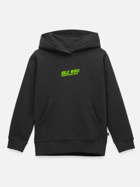 das Bild wird heruntergeladen - Kinder Premium Organic Hoodie - Schwarz