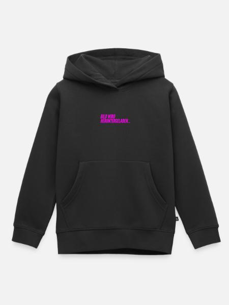 wird geladen - Kinder Premium Organic Hoodie - Schwarz