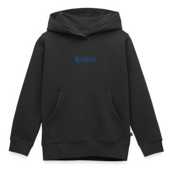 wie süß - Kinder Premium Organic Hoodie - Schwarz - Vorne - AI Model Kid Male (0cm)