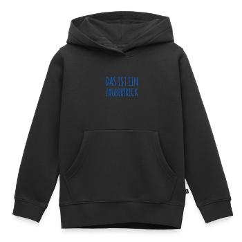 das ist Magie - Kinder Premium Organic Hoodie - Schwarz - Vorne - AI Model Kid Male (0cm)