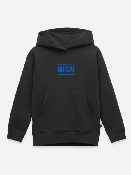 trau dich - Kinder Premium Organic Hoodie - Schwarz