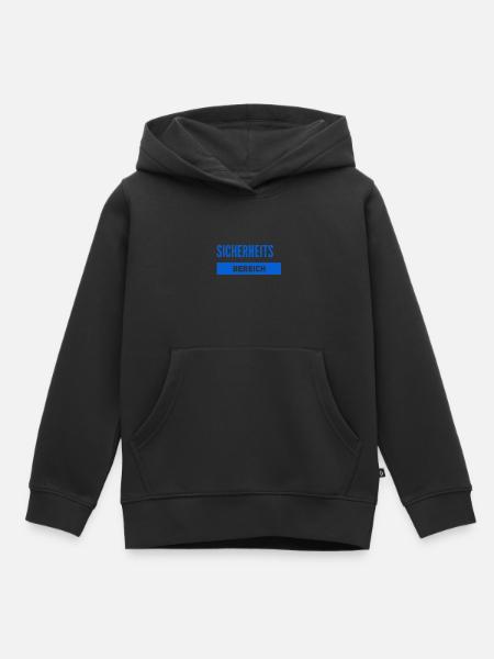kein Zutritt - Kinder Premium Organic Hoodie - Schwarz