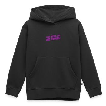 es wird nie vorbei sein - Kinder Premium Organic Hoodie - Schwarz - Vorne - AI Model Kid Male (0cm)