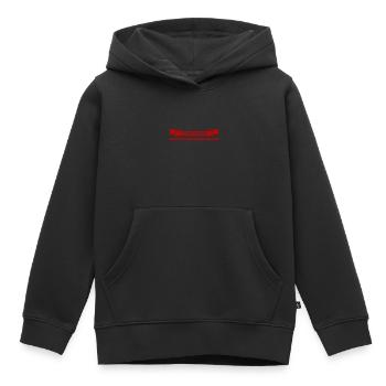ich bin richtig sauer - Kinder Premium Organic Hoodie - Schwarz - Vorne - AI Model Kid Male (0cm)