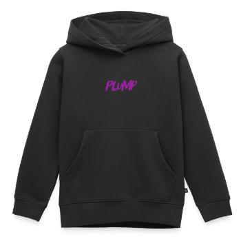 unbeholfen - Kinder Premium Organic Hoodie - Schwarz - Vorne - AI Model Kid Male (0cm)
