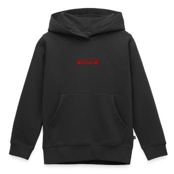 das ist mein Punkt - Kinder Premium Organic Hoodie - Schwarz - Vorne - AI Model Kid Male (0cm)