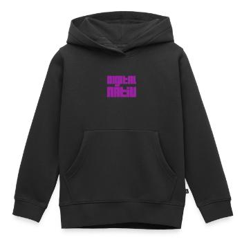 digital nativ - Kinder Premium Organic Hoodie - Schwarz - Vorne - AI Model Kid Male (0cm)