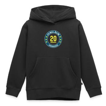 Uhrmacher Jubiläum 20 Jahre 20 jähriges Jubi - Kinder Premium Organic Hoodie - Schwarz - Vorne - AI Model Kid Male (0cm)