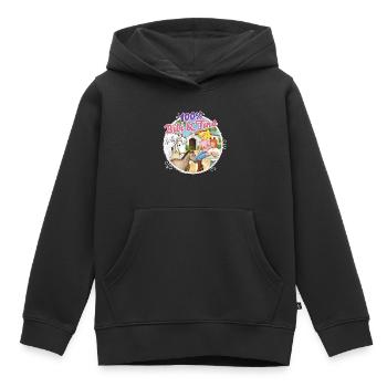 Bibi und Tina 100. Folge - Kinder Premium Organic Hoodie - Schwarz - Vorne - AI Model Kid Male (0cm)