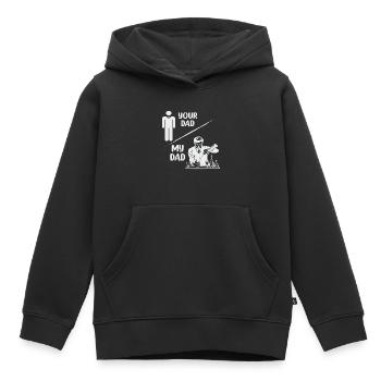 Father - father - father - my father - Kids Premium Organic Hoodie - black - Front - AI Model Kid Male (0cm)