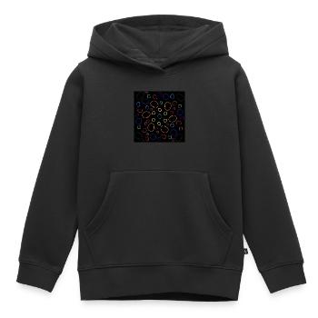 Regenbogen-Blasen - Kinder Premium Organic Hoodie - Schwarz - Vorne - AI Model Kid Male (0cm)