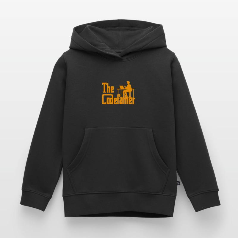 The Codefather Coding Programier Cadeau Sweat Premium à capuche enfant bio