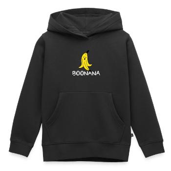 Boonana Children, Halloween, Banana, Scare - Kids Premium Organic Hoodie - black - Front - AI Model Kid Male (0cm)