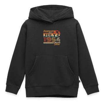 Juli 1954 Juli Geburtstagsgeschenk Juli 1954 - Kinder Premium Organic Hoodie - Schwarz - Vorne - AI Model Kid Male (0cm)